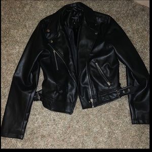 Fake Leather Jacket